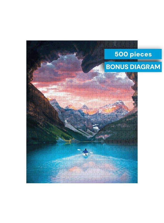 Buffalo Games Dillion Saw -Follow Your Heart - 500 Piece Jigsaw Puzzle For Adults -Challenging Puzzle Perfect for Game Nights - Finished Size is 21.25 x 15.00 - Image 2